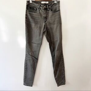 Athleta Skulptec Black Moto Skinny Jeans